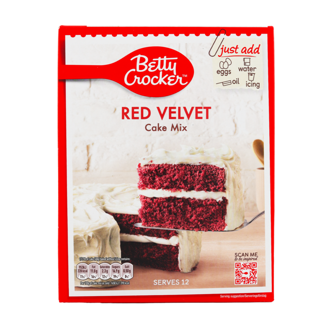 Betty Crocker Red Velvet Cake Mix 6x425g