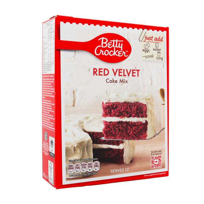 Betty Crocker Red Velvet Cake Mix 6x425g