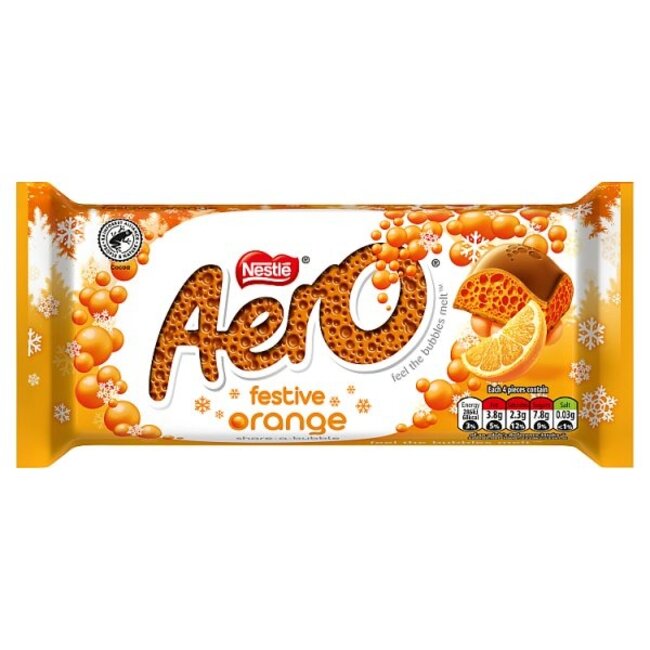 Aero Nestle Aero Orange Festive Block 15x90g