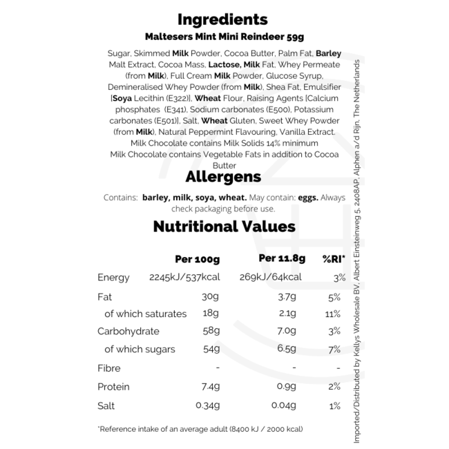 Malteser Mint Reindeer 24x59g