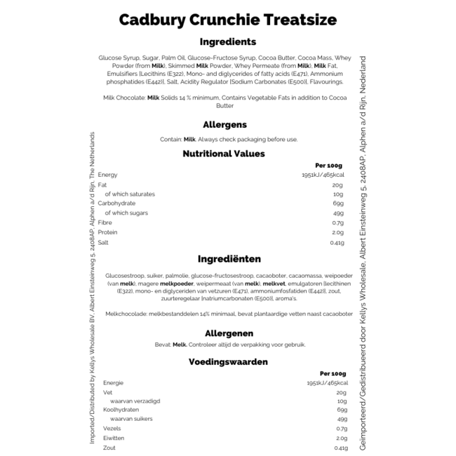 Cadbury Family Treatsize 14x223g