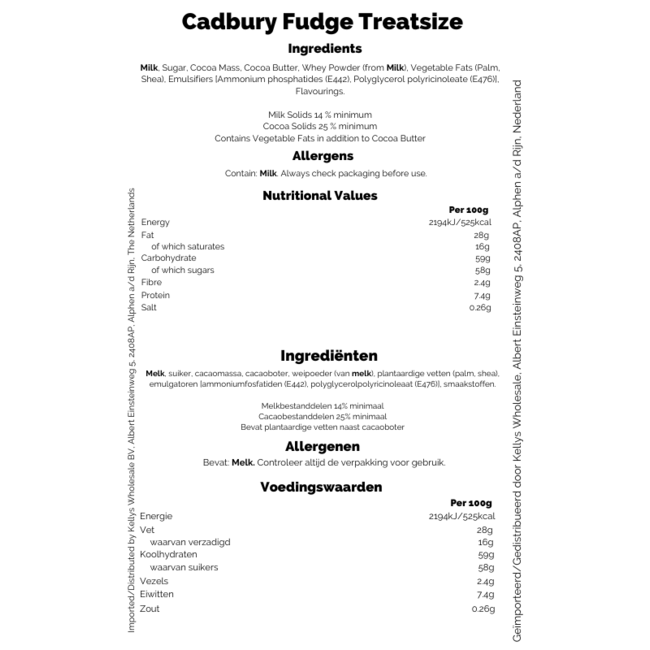 Cadbury Family Treatsize 14x223g