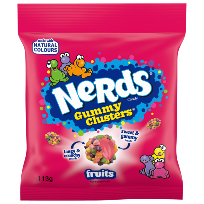 Nerds Gummy Clusters Pouch 10x113g