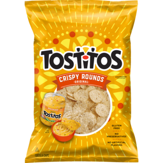 Frito-lay Tostitos Crispy Rounds White Tortilla Chips 6x283g