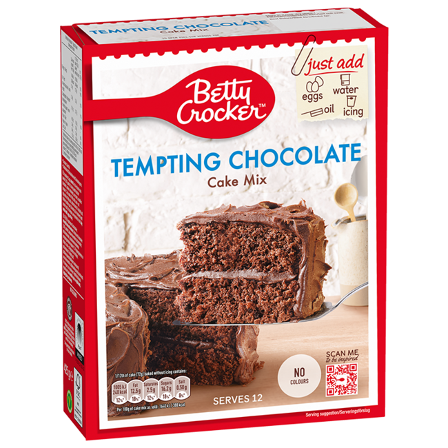 Betty Crocker Tempting Chocolate Cake Mix 6x425g