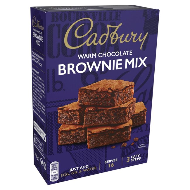 Cadbury Chocolate Brownie Mix 5x350g