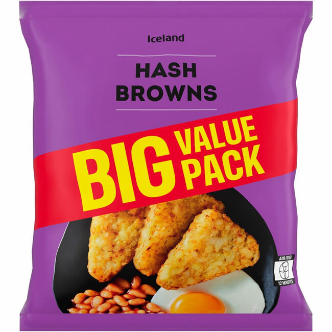 Iceland Hash Browns 16x800g