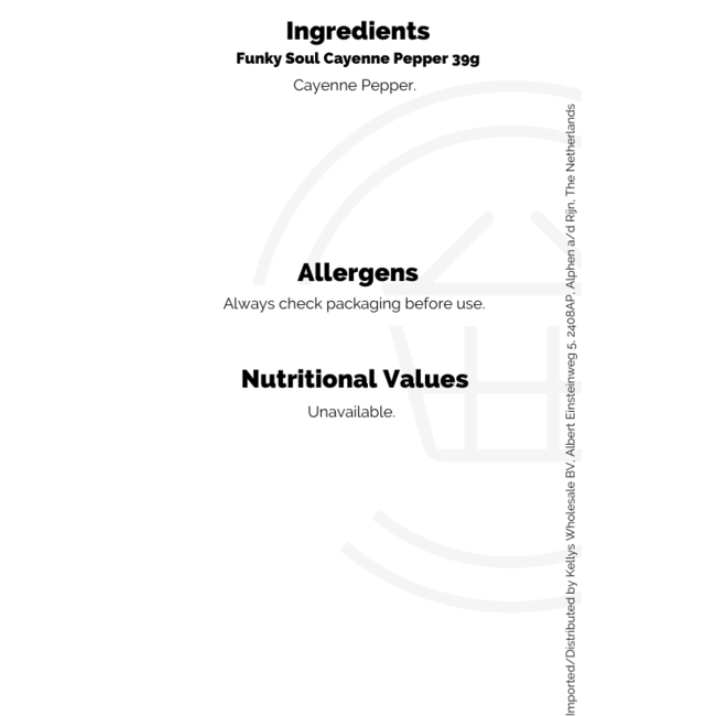 Funky Soul Cayenne Pepper 6x39g
