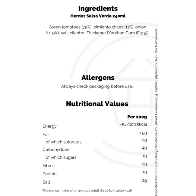 Herdez Salsa Verde 6x240ml