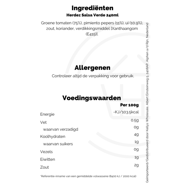 Herdez Salsa Verde 6x240ml