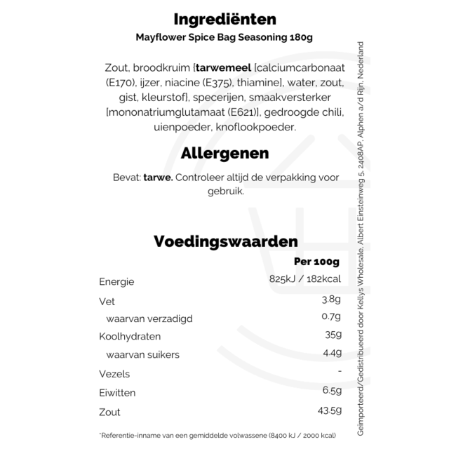 Mayflower Spice Bag Seasoning 12x180g