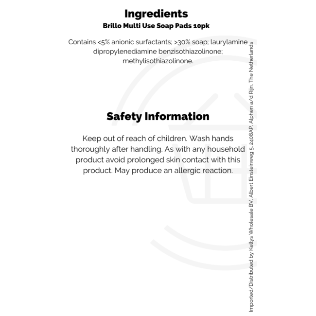 Brillo Multi Use Soap Pads 12x10pk