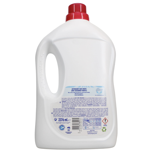 Asevi Liquid Detergent Fresh 44W 5x2376ml