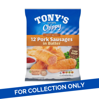 Tony's Chippy Tony's Chippy Pork Sausages in Batter 12x460g
