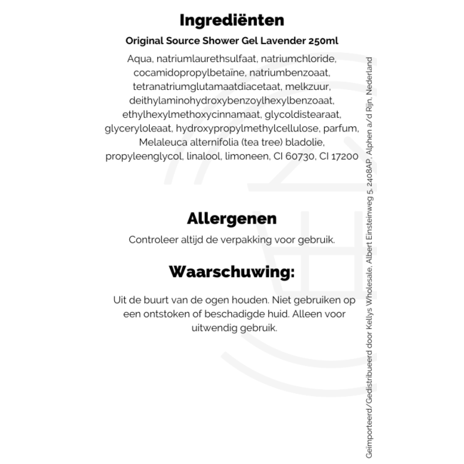 Original Source Shower Gel Lavender 6x250ml