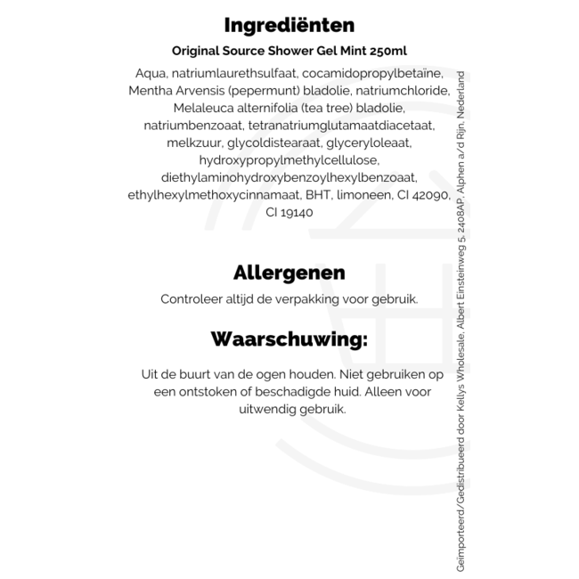 Original Source Shower Gel Mint 6x250ml
