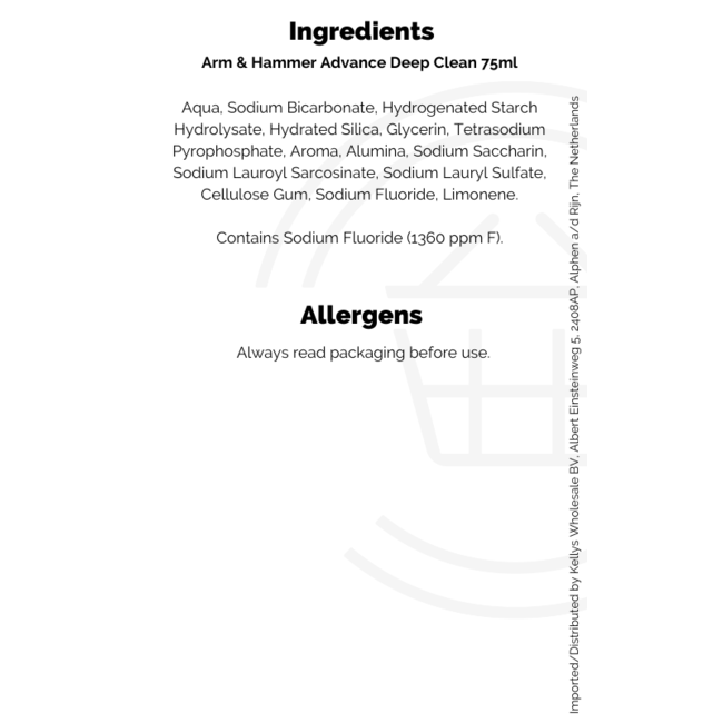 Arm & Hammer Advance Deep Clean 12x75ml