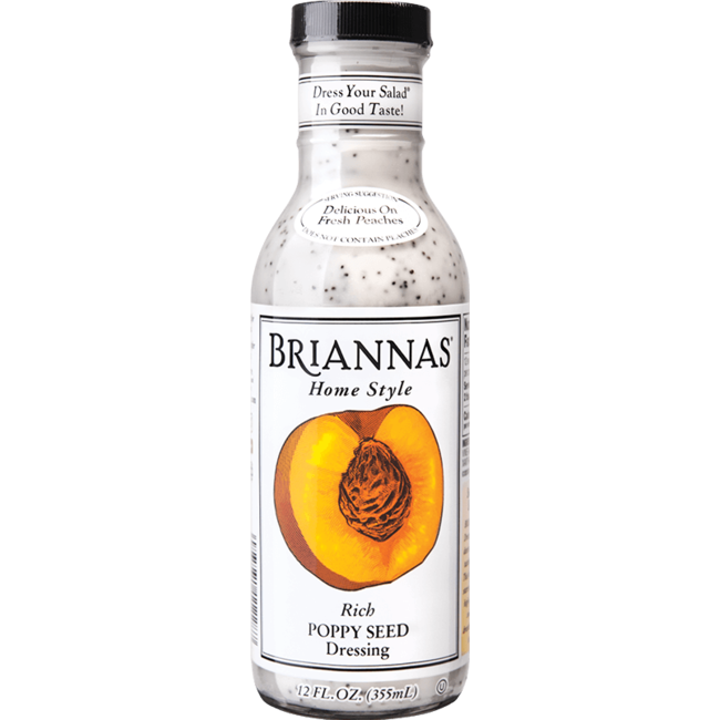 Briannas Rich Poppy Seed Dressing 6x340ml