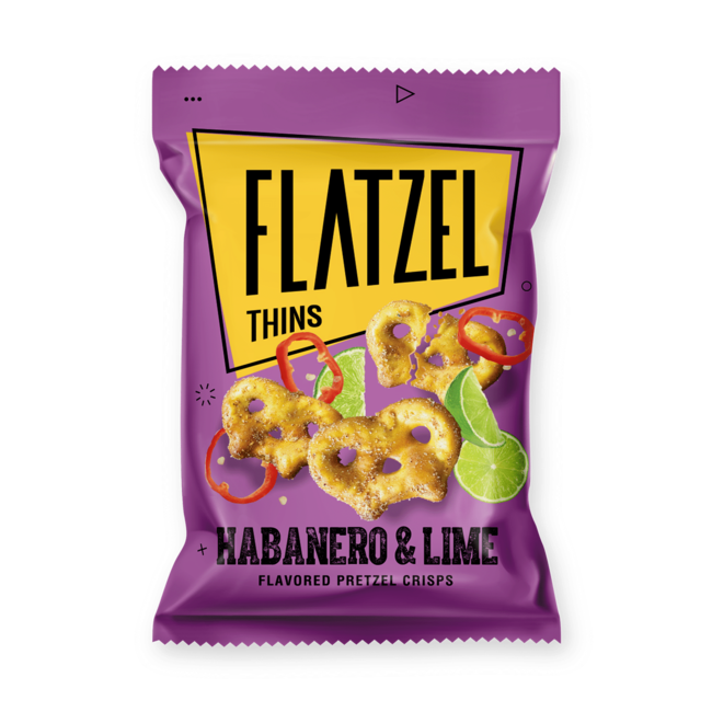 Flatzel Thins Habanero & Lime 24x85g