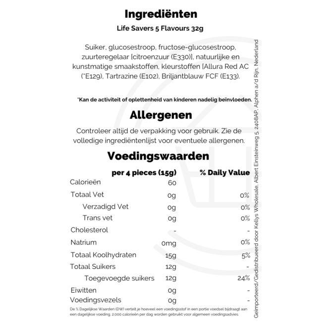 Life Savers 5 Flavours 20x32g