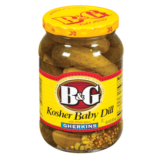 B&G B&G Kosher Dill Gherkins 12x945ml