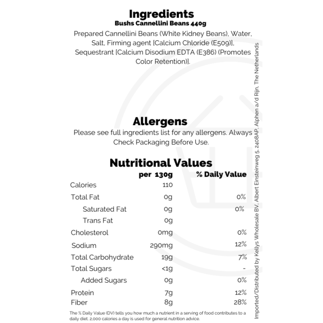 Bushs Cannellini Beans 12x440g