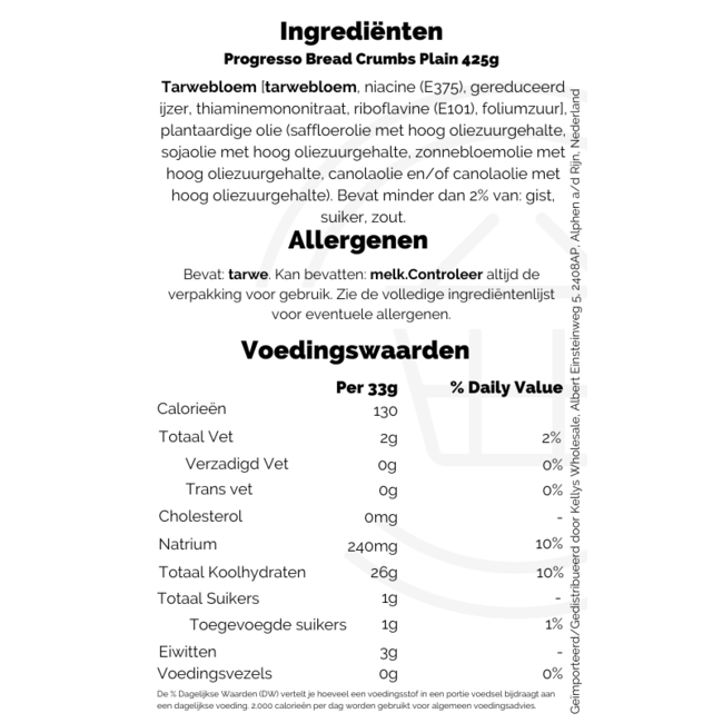 Progresso Bread Crumbs Plain 12x15oz