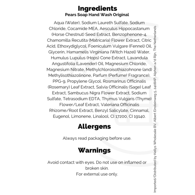 Pears Handwash 6x250ml