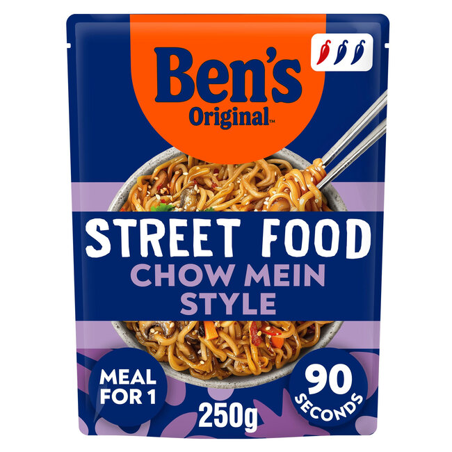 Ben's Original Street Food Chow Mein Style 6x250g