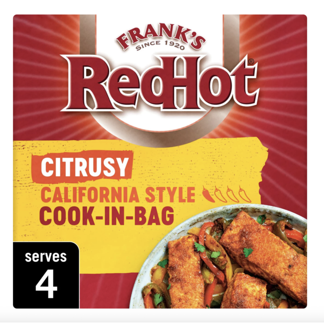 Frank's Citrusy California Style Cook In Bag 7x25g