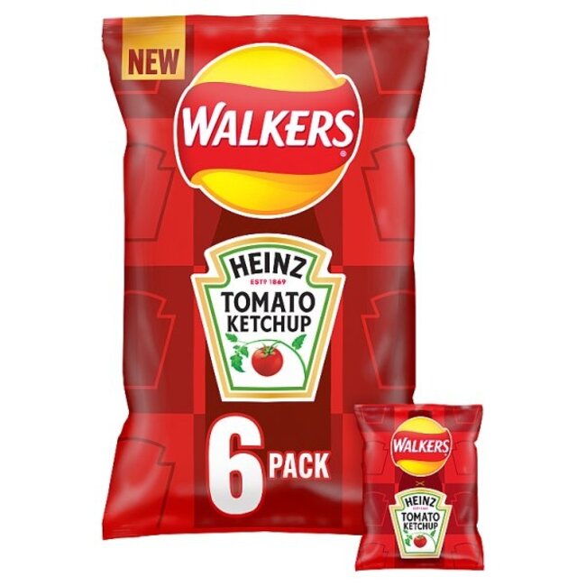 Walkers Heinz Tomato Ketchup 18x6pk