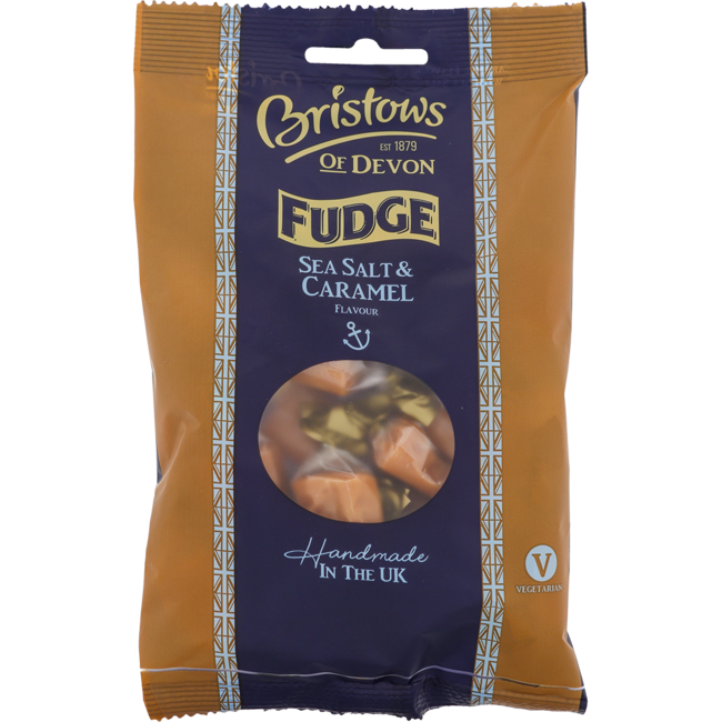 Bristows Sea Salt & Caramel Fudge 15x150g