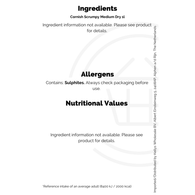 Cornish Scrumpy Medium Dry 6x1l