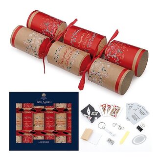 Tom Smith Tom Smith  Kraft Luxury Tree Christmas Crackers 12x ( 6x8")
