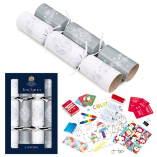 Tom Smith Tom Smith Silver Family Christmas Crackers 6x (8x12.5")