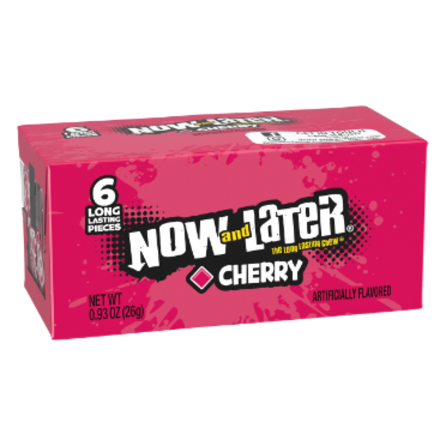 Now & Later Cherry 24x26g (6pc)