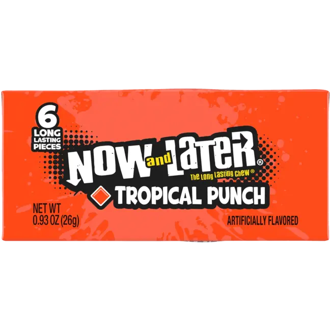 Now & Later Tropical Punch 24x26g (6pc)