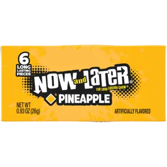 Now & Later Now & Later Pineapple 24x26g (6pc)
