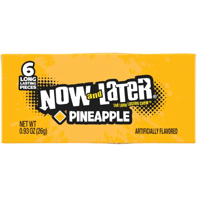 Now & Later Pineapple 24x26g (6pc)