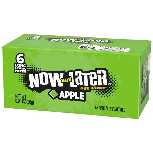 Now Later Apple 24x26g (6pc) Kellys Wholesale Now Later Apple 24x26g (6pc) Kellys Wholesale