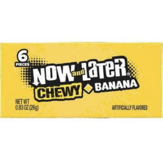 Now & Later Now & Later Chewy Banana 24x26g (6pc)