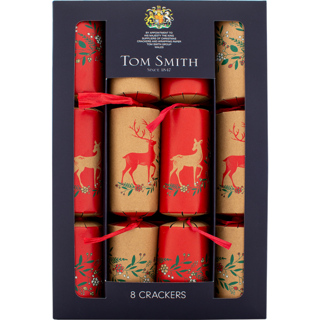 Tom Smith Kraft Family Christmas Crackers 6x(8x12.5")