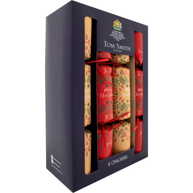 Tom Smith Kraft Family Christmas Crackers 6x 8pk
