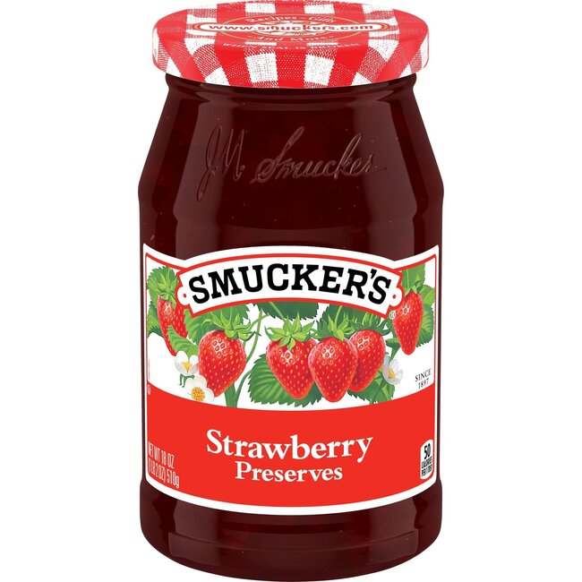 Smucker's Strawberry Preserves 12x510g