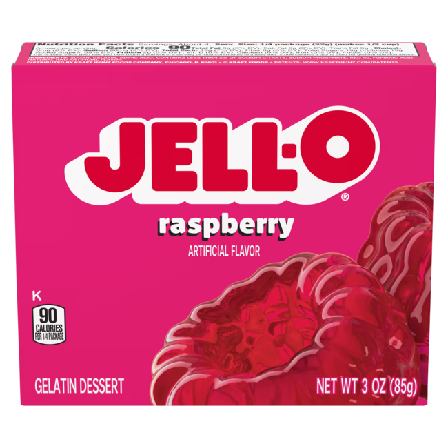 Jell-O Raspberry 24x85g