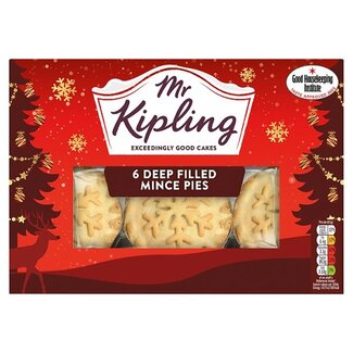 Mr Kipling Mr Kipling Mince Pies 20x6pk THT 10/01/26