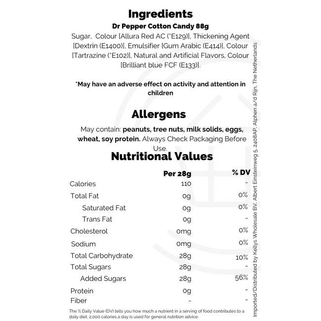 Dr Pepper Cotton Candy 12x88g