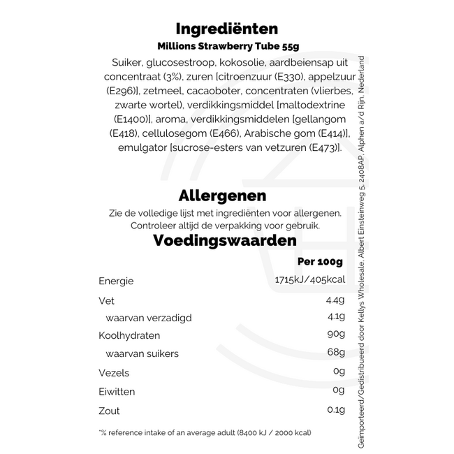 Millions Strawberry 12x55g