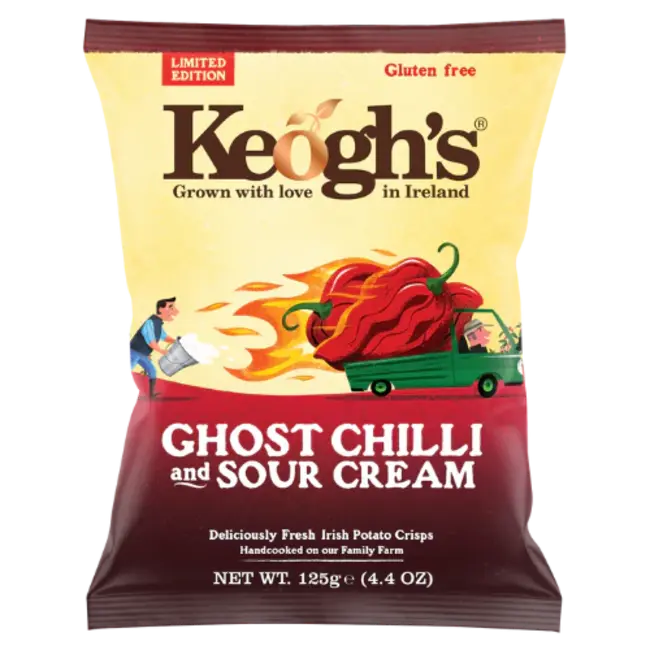 Keogh's Ghost Chilli & Sour Cream 12x125g