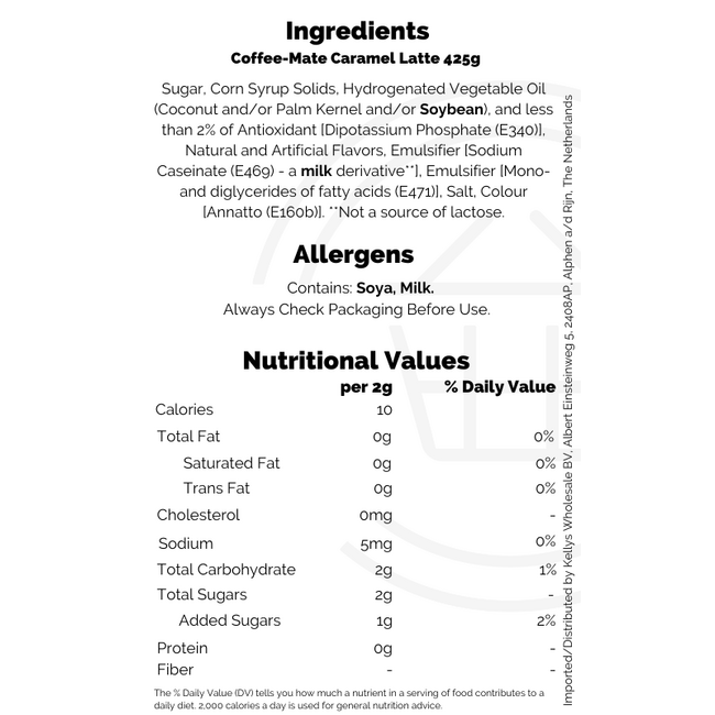 Coffee-Mate Caramel Latte 6x425g